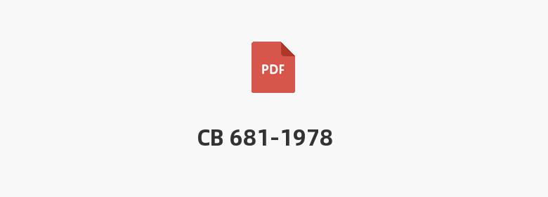 CB 681-1978